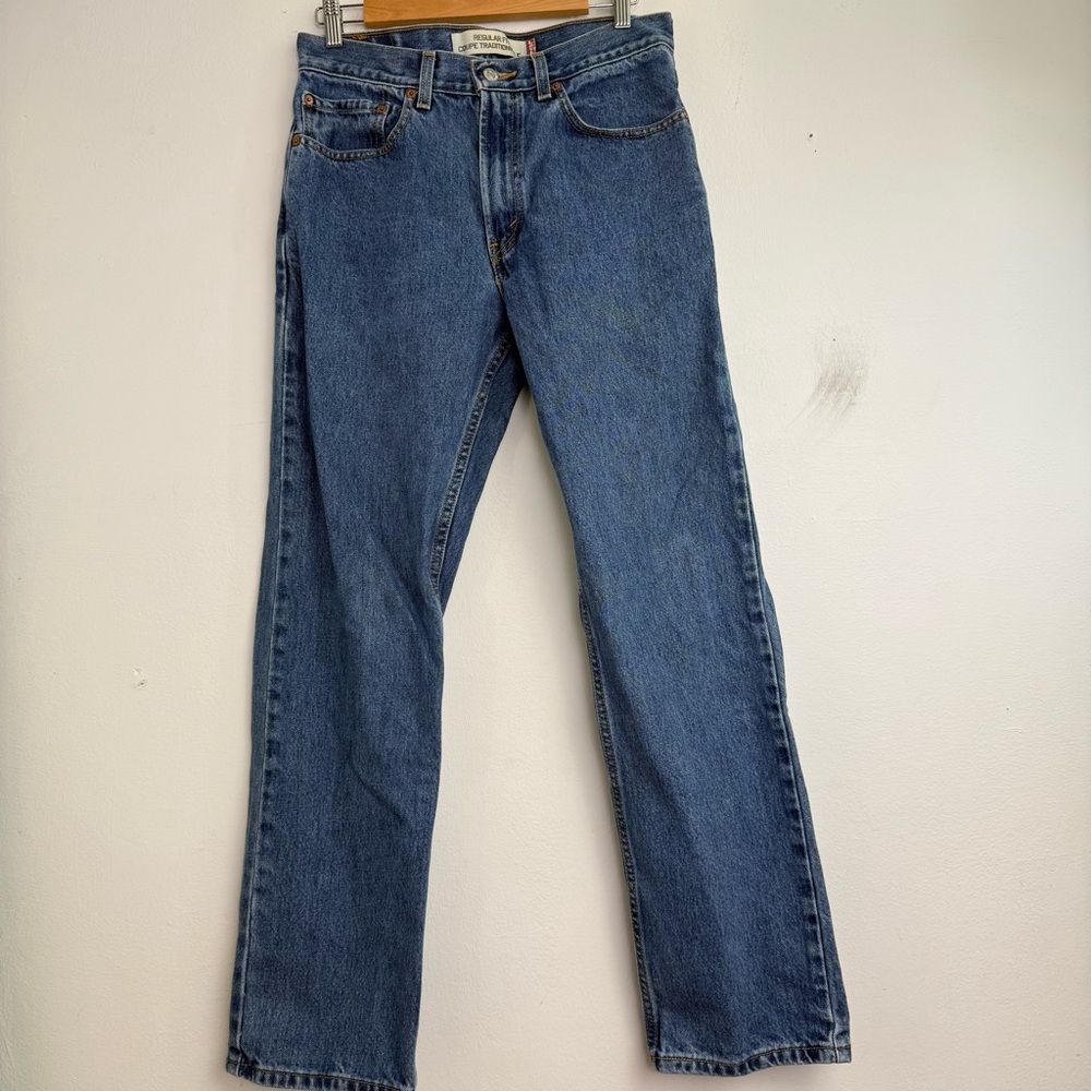 Levi’s 505 Regular Fit Medium Stonewash Straight Leg Jeans Size 31 x 32